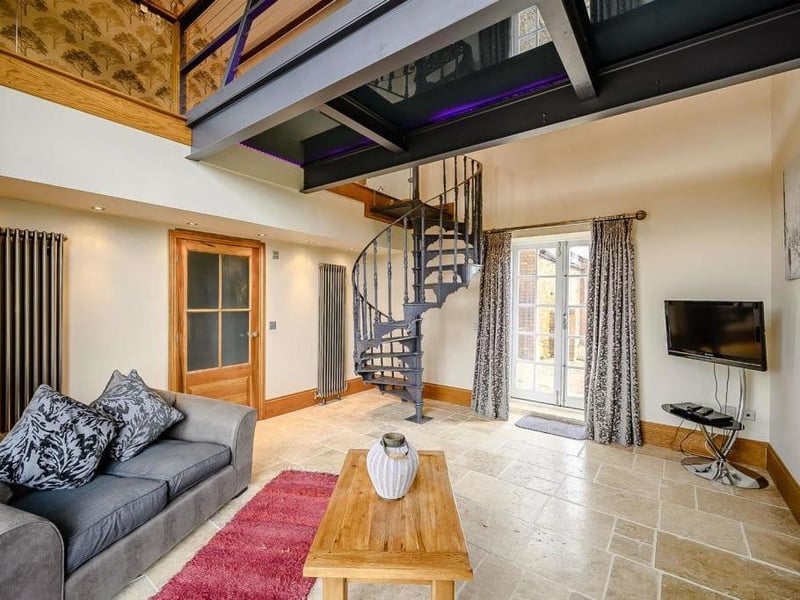 West Lodge converted farmhouse in Ecton is on the market for offers over 2million. 
Listed by Fine & Country, marketed by Rightmove.