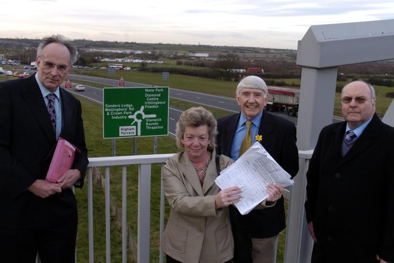 Derek was involved in campaigning for improvements to the Chowns Mill roundabout