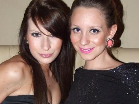 Friends on a night in 2009