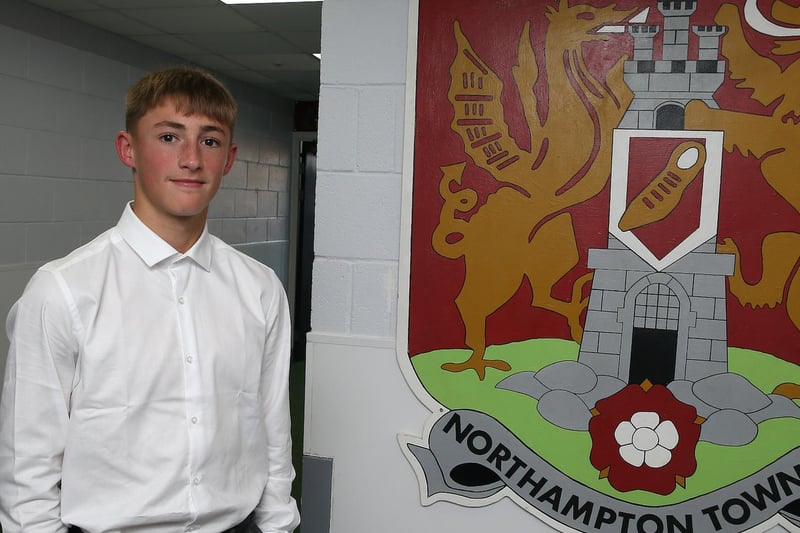 Dylan is an all-action midfielder who has is good on the ball. Dylan joined the club as a U11 who has made a number of impressive performances for the U18s this season. Dylan is another Northampton-based player who has a huge passion for the club.