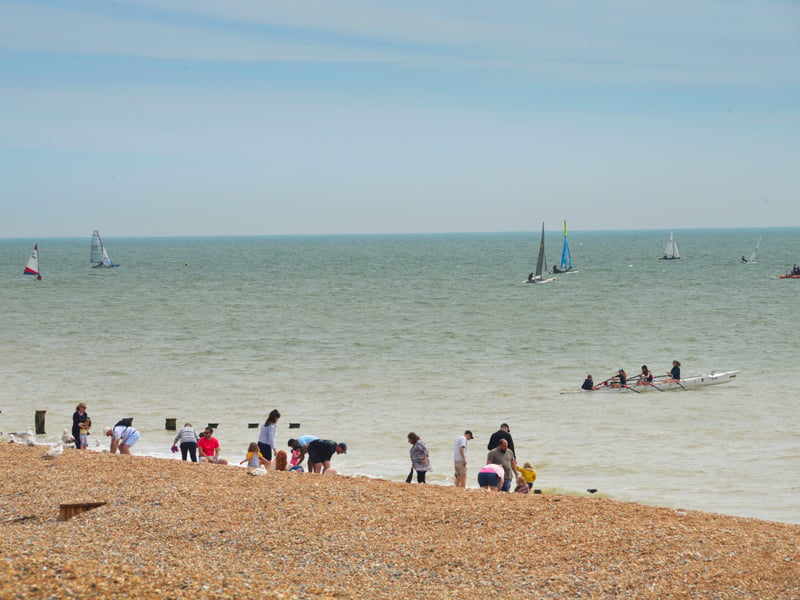 People enjoying Bexhill seafront over the bank holiday weekend. Photos taken on May 29. SUS-210531-072309001