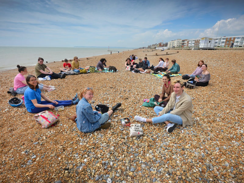 People enjoying Bexhill seafront over the bank holiday weekend. Photos taken on May 29. SUS-210531-071757001