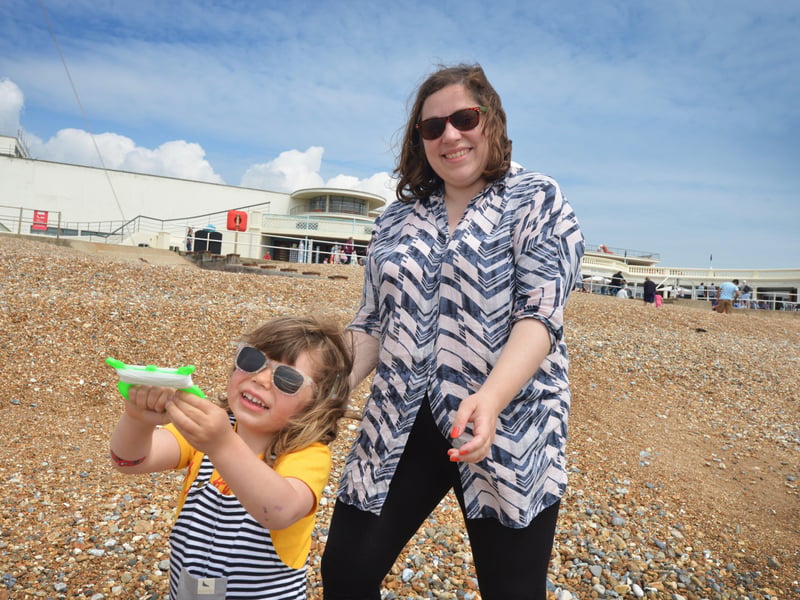 People enjoying Bexhill seafront over the bank holiday weekend. Photos taken on May 29. SUS-210531-071811001