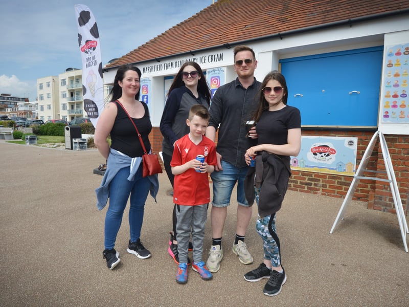 People enjoying Bexhill seafront over the bank holiday weekend. Photos taken on May 29. SUS-210531-071824001