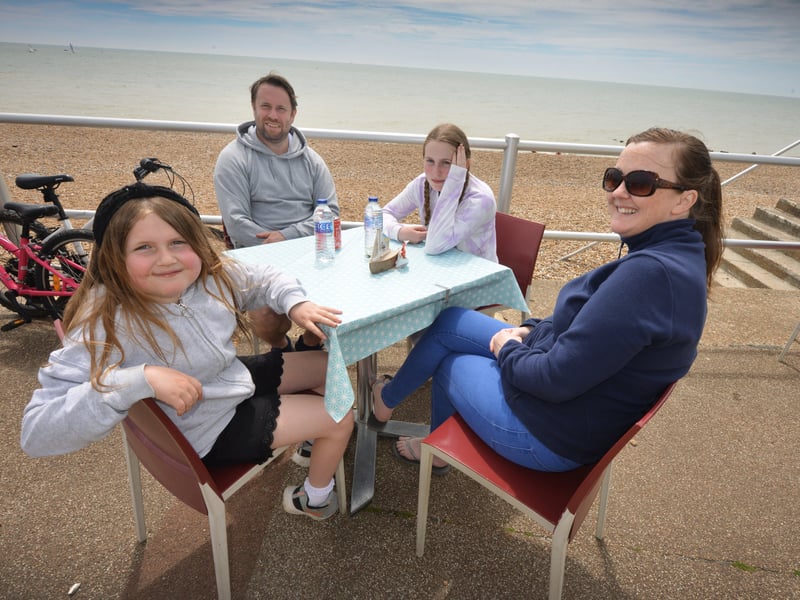 People enjoying Bexhill seafront over the bank holiday weekend. Photos taken on May 29. SUS-210531-071942001