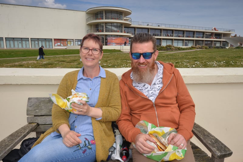 People enjoying Bexhill seafront over the bank holiday weekend. Photos taken on May 29. SUS-210531-072126001