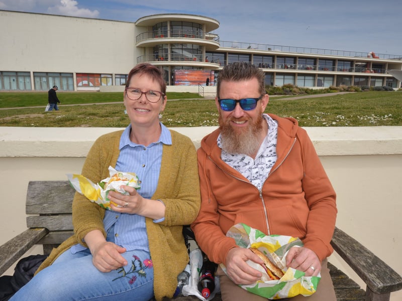 People enjoying Bexhill seafront over the bank holiday weekend. Photos taken on May 29. SUS-210531-072126001
