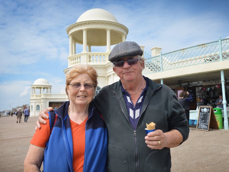 People enjoying Bexhill seafront over the bank holiday weekend. Photos taken on May 29. SUS-210531-072100001