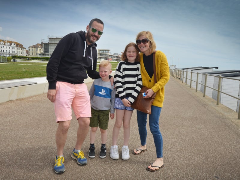 People enjoying Bexhill seafront over the bank holiday weekend. Photos taken on May 29. SUS-210531-072243001