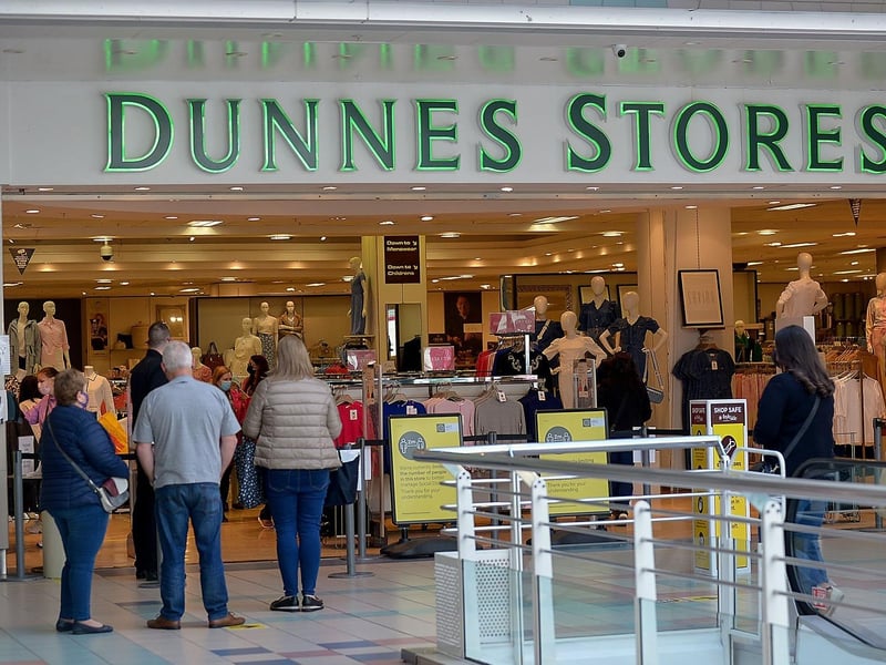 Stores opened at 8am on Friday morning as non-essential retails outlets reopen as lockdown restrictions are eased. Photo: George Sweeney / Derry Journal.  DER2117GS – 033
