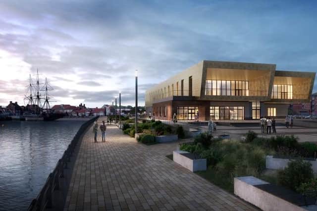An artistic impression of how the new leisure centre will look.