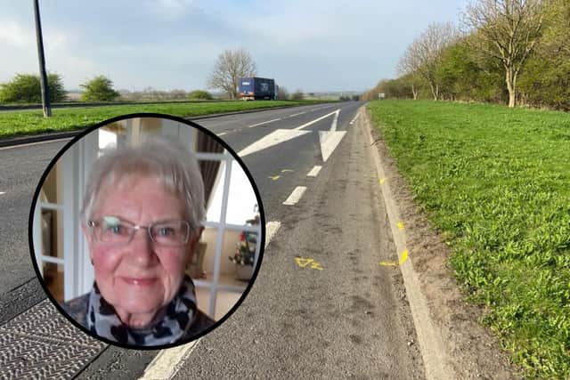 Margaret Murray died in the collision on the A689 near Greatham.