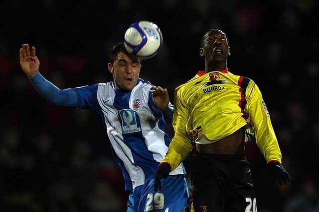Hartlepool United are in negotiations with former defender Peter Hartley.  (Photo by Richard Heathcote/Getty Images)