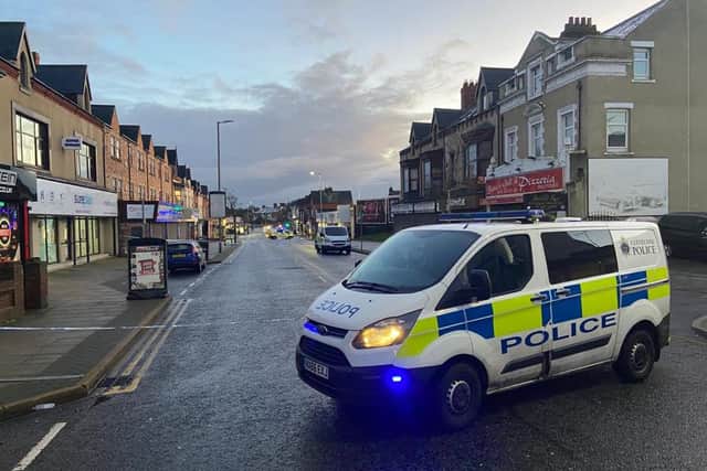 Police have cordoned off York Road following the incident.