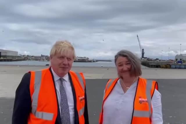 Boris Johnson met Jill Mortimer MP in Hartlepool on Thursday (July 21)./Photo: Jill Mortimer - MP for Hartlepool Facebook