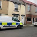 Police at the scene of an arson attack in Sheriff Street, Hartlepool, earlier this year.