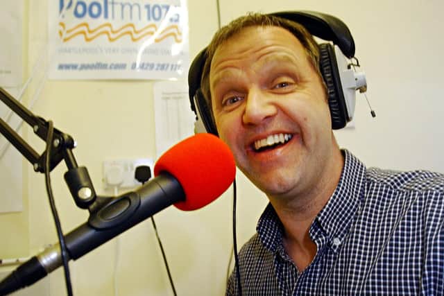 Mark Page during his time at Pool FM.