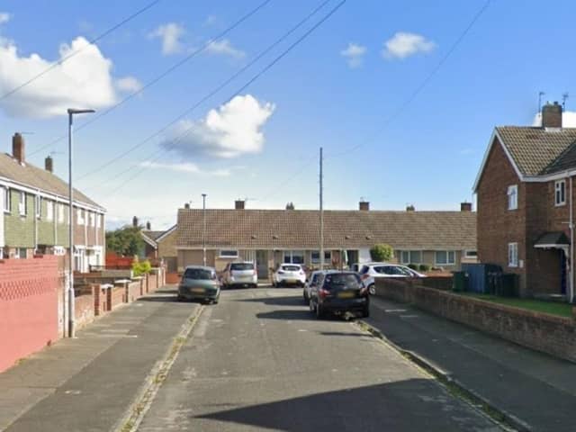 A man has been arrested following a flat robbery in Hartlepool's Pinero Grove.