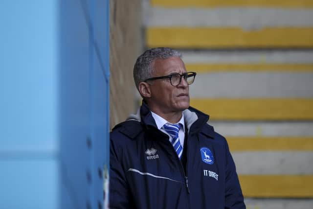 Keith Curle's Hartlepool United team selection was a topic of debate against Gillingham. (Credit: Tom West | MI News)