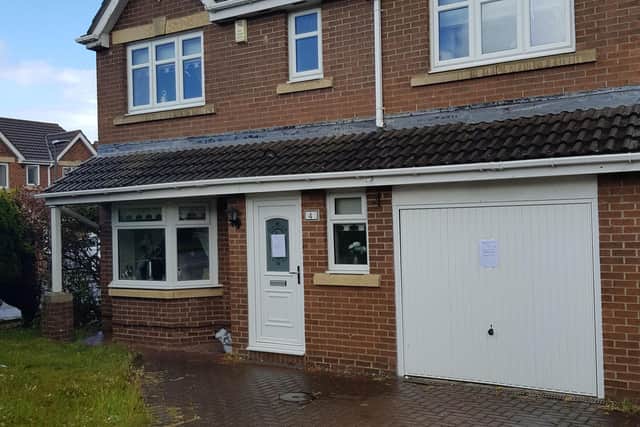 The house in Fieldfare Road, Hartlepool, is now closed following a court order.