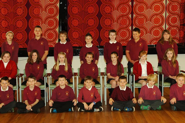 St Cuthbert's Primary School said goodbye to these leavers in 2012.