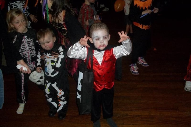 Kids enjoy a Halloween party at the Clippy in 2012.