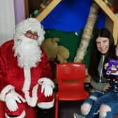 Santa visits Seaton Carew.