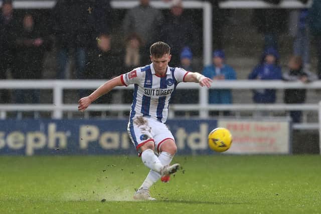 Mark Shelton completed a move away from Hartlepool United as he joined Oldham Athletic. (Credit: Mark Fletcher | MI News)