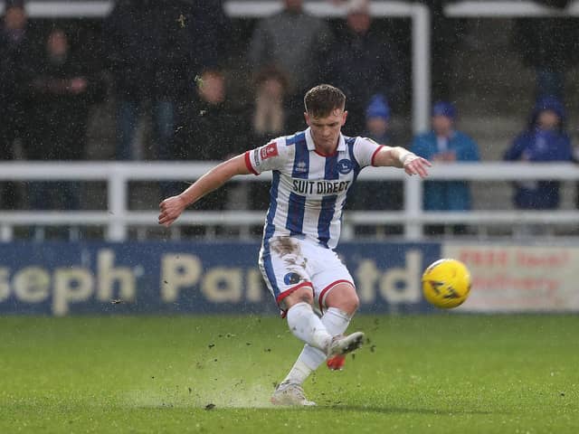 Mark Shelton completed a move away from Hartlepool United as he joined Oldham Athletic. (Credit: Mark Fletcher | MI News)