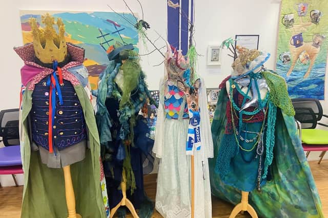 Some of the outfits made by Catcote Academy students.