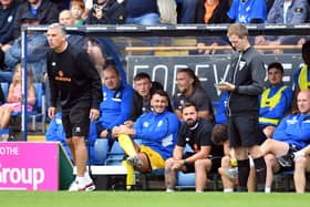 John Askey has shared his concerns over potential injuries with playing on artificial pitches with Hartlepool United set to take on Oxford City. Picture by FRANK REID