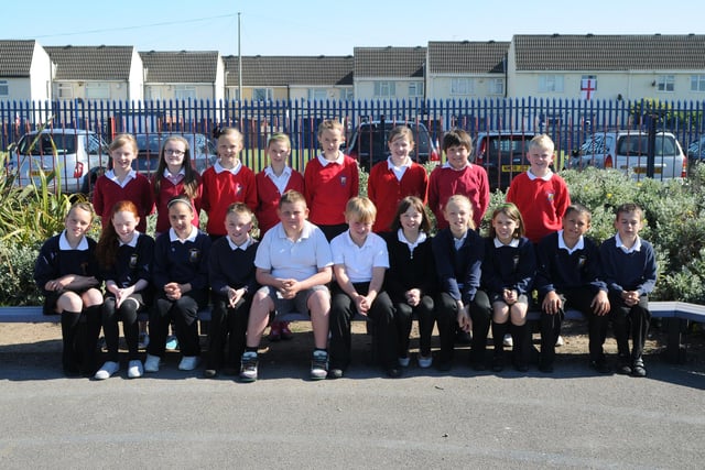 One last photo for these leavers at St Helen's Primary School in 2010. Recognise anyone?