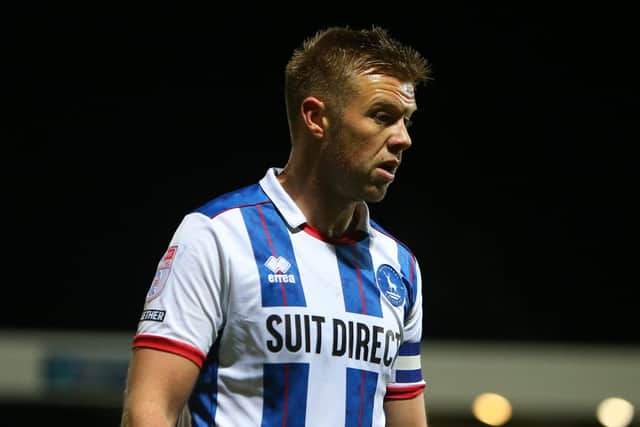 Nicky Featherstone has found himself back in the Hartlepool United starting line-up over the Easter period. (Credit: Michael Driver | MI News)