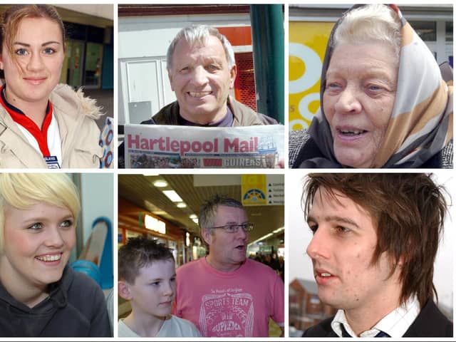 Just some of the local people who had their say on a range of issues in 204 and 2009.