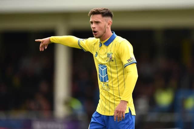 Hartlepool United are interested in Solihull Moors striker Andrew Dallas. (Photo by Nathan Stirk/Getty Images)
