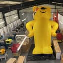 Pudsey Bear is unveiled at a secret Hartlepool location. Picture by FRANK REID