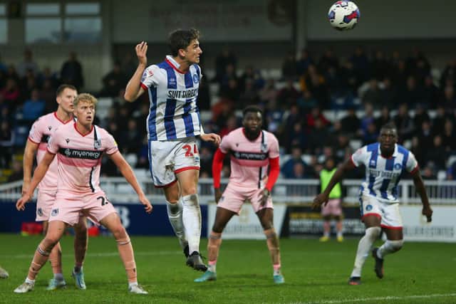 Hartlepool United secured a 2-1 win over Grimsby Town in the reverse fixture at the Suit Direct Stadium. (Credit: Michael Driver | MI News)