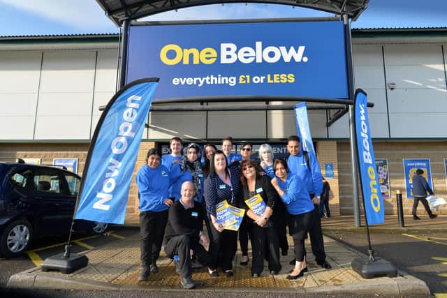 The opening of a One Below store in Bradford.