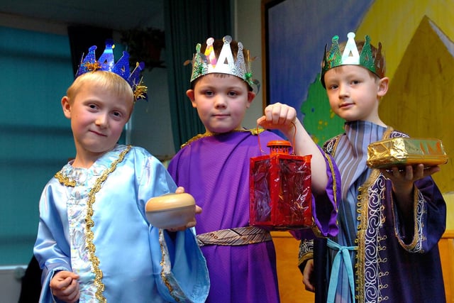 The wise men in 2011 were Nathan Stoddart, Charlie Marshall and Jack Burns.