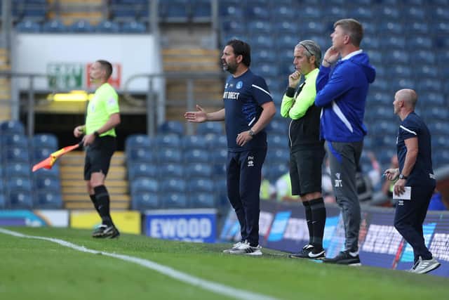 Paul Hartley has given a transfer update ahead of Hartlepool United's trip to Northampton Town. (Credit: Mark Fletcher | MI News)