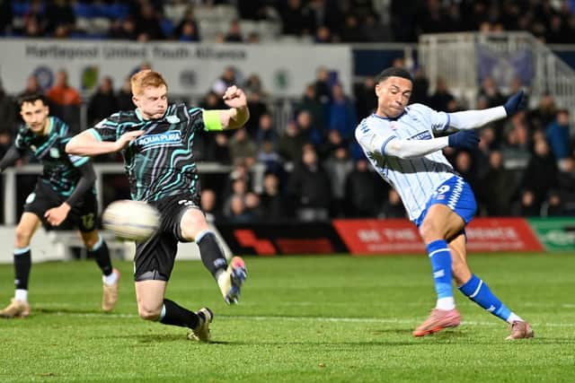 Nicky Featherstone hailed his side's relentless performance in Wednesday night's dominant victory over rivals Carlisle as among the best of his tenure. Picture by Frank Reid.
