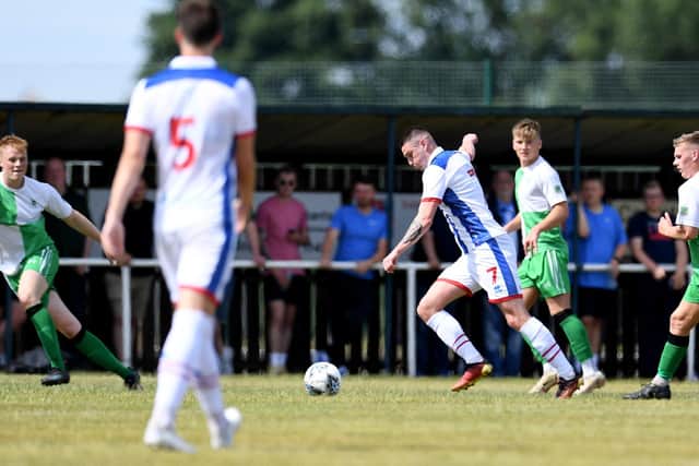 Jake Hastie came off late in Hartlepool United's game against Lincoln City. Picture by FRANK REID