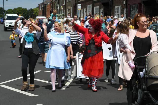 Annual Greatham Feast village fancy dress parade last year.