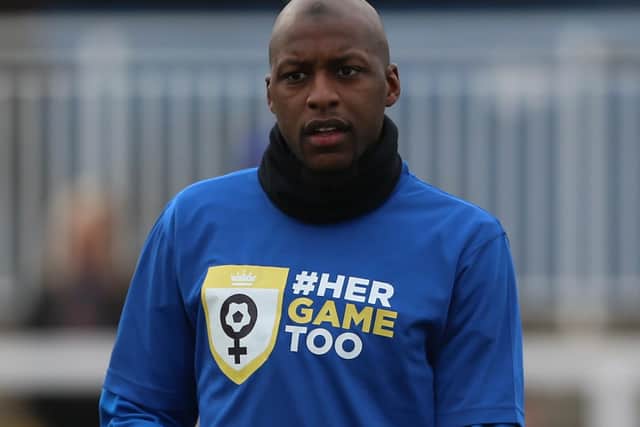 Hartlepool United's League Two fixture with Northampton Town was dedicated to the Her Game Too campaign. (Photo: Mark Fletcher | MI News)