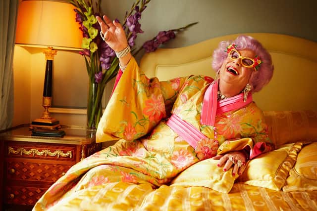 Dame Edna photographed in London in 2011.