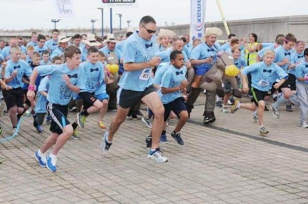 A flashback to 2012 and the first ever Miles for Men run.