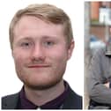 Left to right, James Brewer and Ged Hall. Other candidates did not submit a picture to be used.