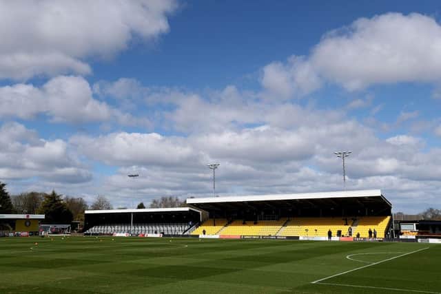 Harrogate Town. (Photo by George Wood/Getty Images)