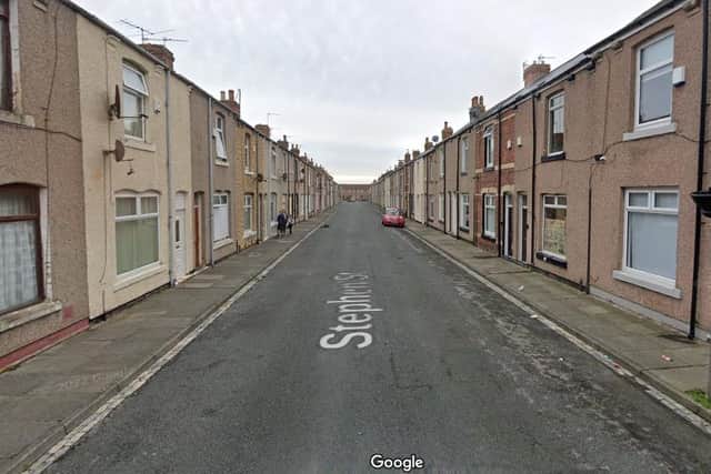 Four people were arrested after officers carried out a warrant in the town's Stephen Street./Photo: Google Maps