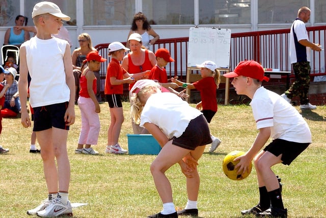 Over in Thornley, here is a reminder of the St Godric's Primary School sports day 16 years ago.